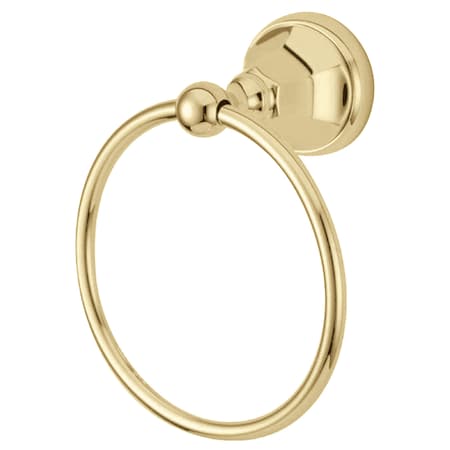 Kingston Brass Metropolitan 6" Towel Ring, Polished Brass BA4814PB
